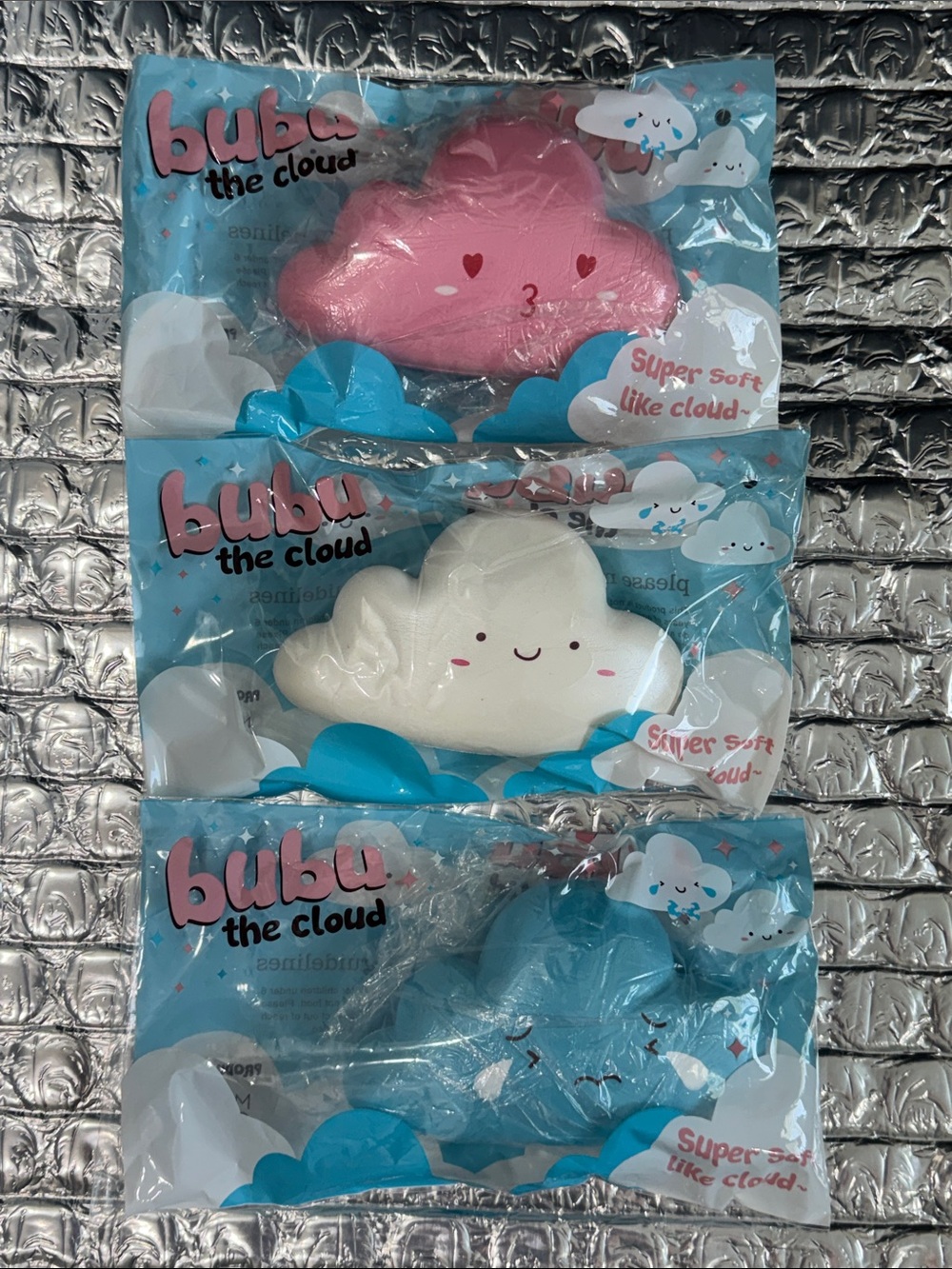 Momocuppy Bubu the Cloud Squishy Fidget Bundle